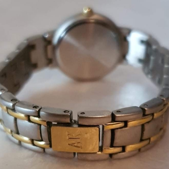 Anne Klein Women's Silver/Goldtone Date Watch Gift - Picture 2 of 3